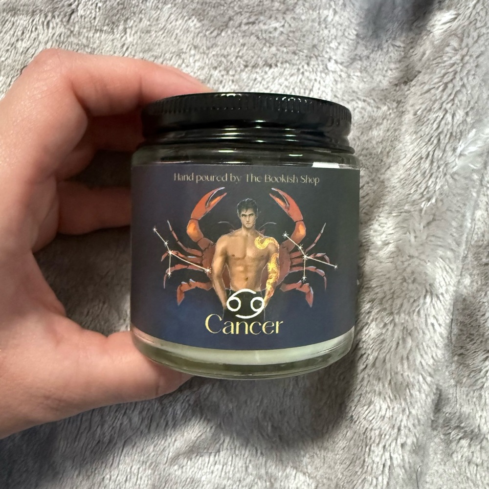 The Bookish Box Wrath from Kingdom of the Wicked Cancer Candle